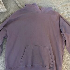 Hollister Lavender Hoodie with Kangaroo Pocket